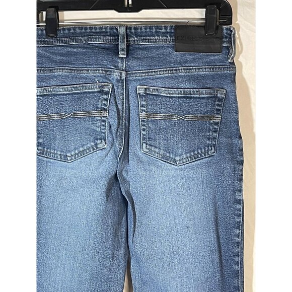 express jeans stretch light blue wash pockets zipper belt loops size 5/6 READ - Picture 11 of 11